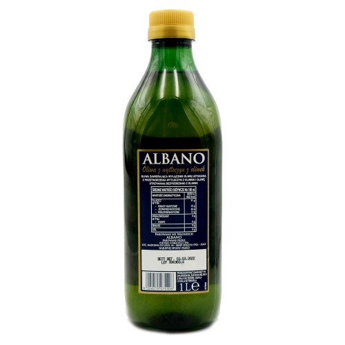 OLIWA ALBANO oliwa z wytłoczyn z oliwek 1L